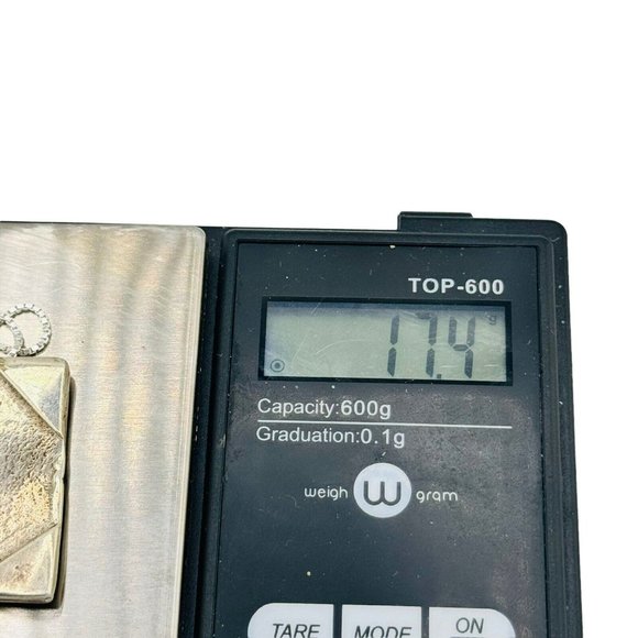 Vintage Sterling Silver 925 Love Always Pendant Necklace Signed MCP 17.4 Grams - Picture 9 of 9